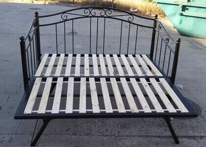 steel metal iron daybed image