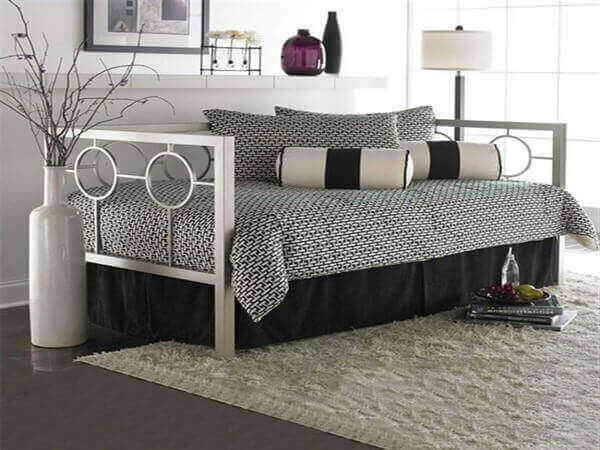 metal steel iron daybed image