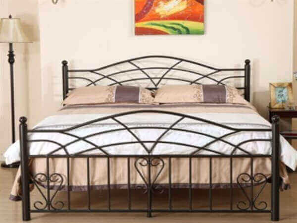 metal steel iron bed image